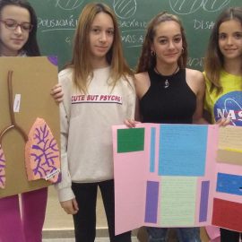 Alumnos de 3º de la ESO de la asignatura de Biología y Geología investigan la funcionalidad del cuerpo humano