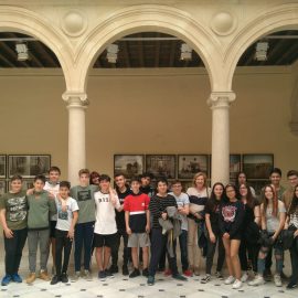 Alumnos de 3º de ESO  en la exposición de fotografía «El alma de Cervantes:8-05-2019 Alumnos de 3º de ESO  en la exposición de fotografía «El alma de Cervantes:8-05-2019