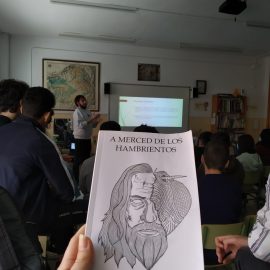 Los alumnos de 3º y 4º de ESO asisten a la charla «Detrás de las palabras»:22-04-22